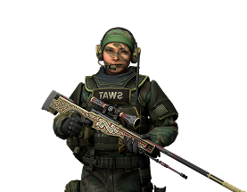 CS2 SWAT Agent с AWP